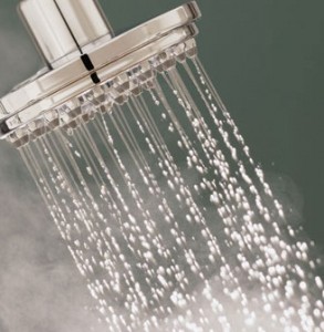 air panas di shower